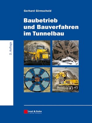 cover image of Baubetrieb und Bauverfahren im Tunnelbau